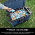 thumbnail image 5 of Ninja FrostVault 50-Qt Hard Cooler with Cold Dry Zone, Integrated Fridge-Temp Dry Storage Drawer, Premium Heavy-Duty Insulated Cooler, Keeps Ice for Days, FB151BL Lakeshore Blue, 5 of 9