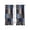 Blue, variant on Red Gingham Sheer Window Curtains 63 Inch Length,Rod Pocket Curtains for Bedroom Living Room Abstract Buffalo Plaid Solid Color Patchwork Voile Curtains & Drapes Window Treatment 42"x63" 2 Panels