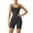 Black, variant on SHCKE One Piece Shapewear for Women Seamless Full Body Shapewear Bodysuits Tummy Control Body Shaper Mid Thigh Slimmer Butt Lifter One Piece Short Jumpsuit