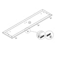 thumbnail image 2 of Aitjunz Replacement Footboard Panel for Modern Queen Size Fluted Wood Platform Bed Frame, White, 2 of 6