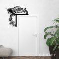 thumbnail image 2 of C-CRAFT Bee Metal Decorative Door Corner 8 inch for Modern Home & Office Decor, 2 of 4