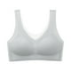 thumbnail image 1 of Jumpingount Ligero y cómodo para todos los días, sujetador deportivo superfino de verano para mujer, sujetador de elevación de seda de hielo Ropa interior Gris 5XL, 1 of 6