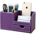thumbnail image 1 of Organizador de escritorio multifuncional Zhivalor ZYY-1545 4 compartimentos color violeta, 1 of 5