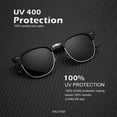 thumbnail image 4 of Gafas de sol KALIYADI polarizadas semisin montura que bloquean los rayos UV, 4 of 7