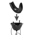 thumbnail image 6 of Dompel Bundle Wash Unit, Portable Shampoo Sink, Includes Drain Hose and Faucet with Hose, Headrest and Set of 4 Hair Brushes., 6 of 10