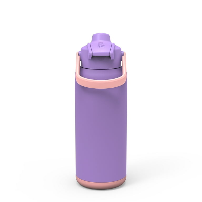ZAK! Lilac Stainless Steel Double Wall Vacuum Bottle, 12 Oz.