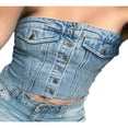 thumbnail image 3 of Débardeurs à Bretelles Spaghetti pour Femmes Y2k Fairycore Dentelle Patchwork Crop Top Sans Manches, 3 of 6