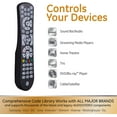 thumbnail image 3 of GE Télécommande Universelle, Rétroéclairée, pour Samsung, Vizio, Lg, Sony, Sharp, Roku, Apple TV, RCA, Panasonic, Télévision Intelligente, 3 of 5
