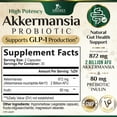 thumbnail image 3 of Akkermansia Probiotic - Akkermansia 2 Billion AFU Per Serving - Advanced Probiotics Akkermansia Muciniphila Supplement - Digestive Health & GLP-1 Support & Prebiotics - Bottled in USA - 60 Capsules, 3 of 10