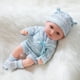 thumbnail image 5 of Reborn Baby Doll vinilo niño con grandes ojos sombrero realista bebé juguete niños regalo Tmvgtek juguetes de los niños, 5 of 9