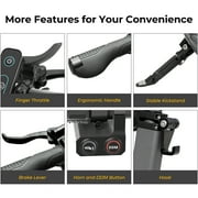 Ausom F1 MAX off Road Electric Scooter for Adults, 1400W Dual Motor, 62 Miles Range, 45 mph Speed, 72% Uphill, E-ABS & Hydraulic Brakes, NFC Lock, Foldable E-Scooter with Lightings