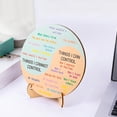 thumbnail image 4 of Décor de Bureau Roue des Sentiments Double Santé Mentale Émotions avec Support pour Maison Femmes Hommes, 4 of 5