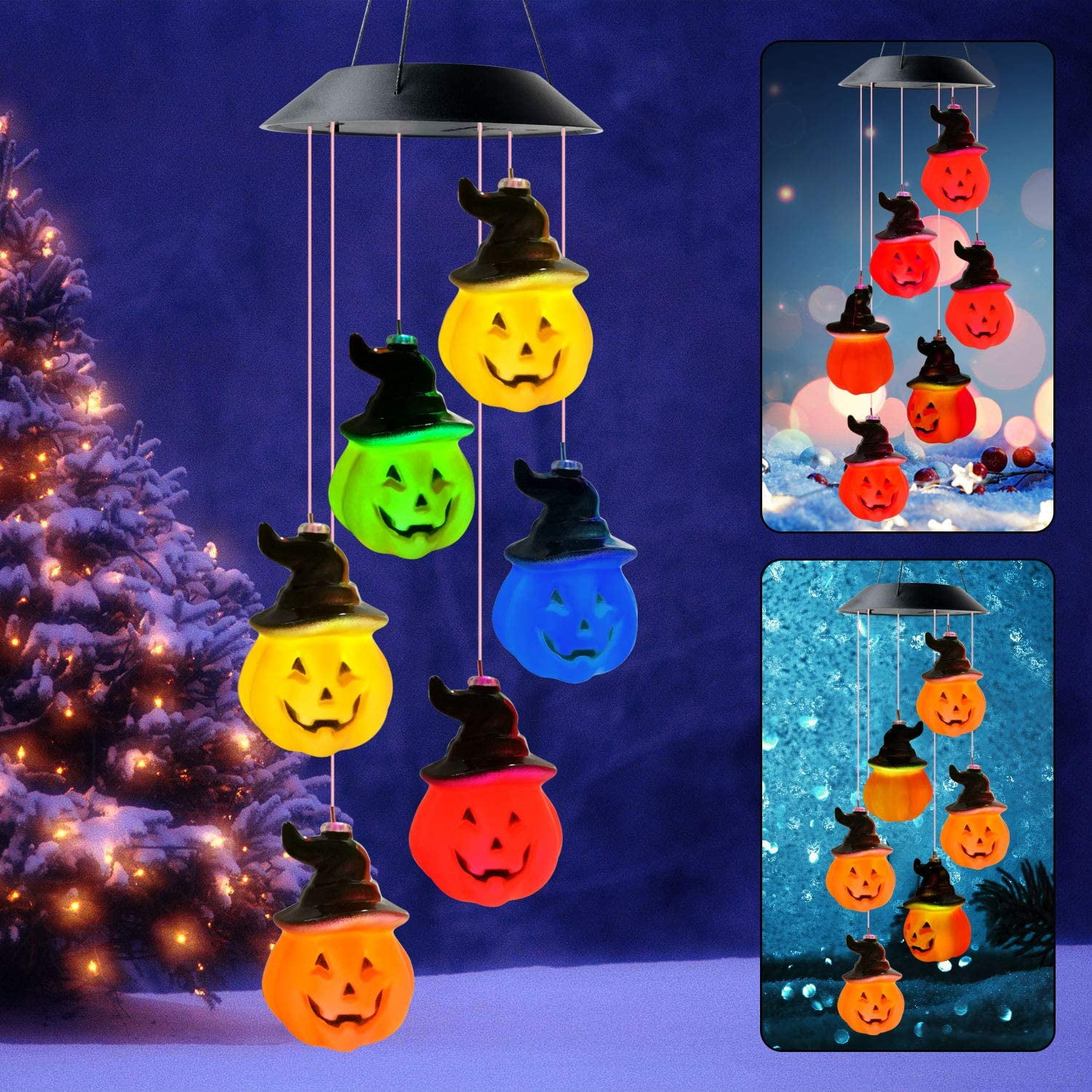 Light String Light Wind Chimes New Year Party Solar Light Solar