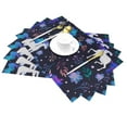 thumbnail image 2 of XMXT 6 Pcs Woven Placemats, Cute Unicorn Design Stain Resistant Anti-Skid Placemat for Kitchen Table, 12 x 18 inches, 2 of 6