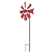 thumbnail image 2 of Escultura de viento de metal, molino de viento decorativo con estaca de metal para jardín, césped Rojo, 2 of 9