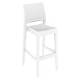 thumbnail image 1 of Pemberly Row Tabouret de Bar Contemporain en Résine de 30 Po en Osier en Blanc, 1 of 9