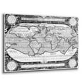 thumbnail image 2 of Epic Art 'Antique World Map' by  Vision Studio, Acrylic Glass Wall Art, 36"x24", 2 of 8