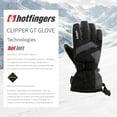 thumbnail image 6 of HOTFINGERS Men's Clipper GT Mountain Expedition Fabric Gloves, Color: Black/Dark-Gray, Size: M, 6 of 6