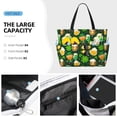 thumbnail image 2 of Wukai St Patrick's Day10 Print Zipper Bag,large Beach Tote Bag,Waterproof Sandproof Bag,Grocery and Picnic Tote Travel Bag, 2 of 5