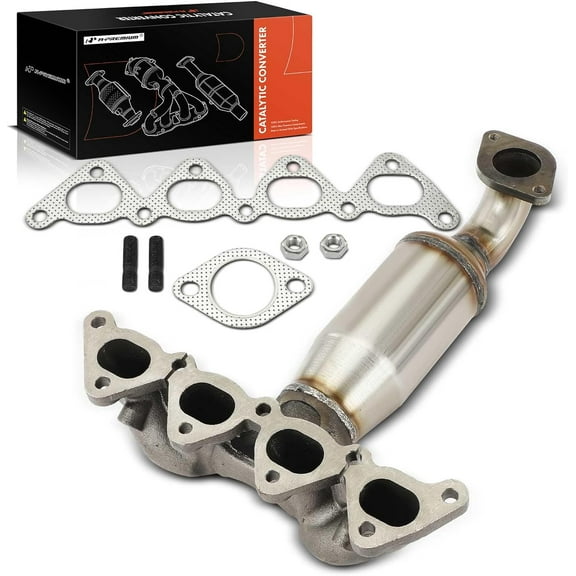 A-Premium Exhaust Manifold Catalytic Converter Kit Direct-Fit Compatible with Hyundai Elantra 2004-2006/2008-2012 & Kia Spectra 2004-2009, Spectra5 2005-2009, 2.0L, EPA Compliant