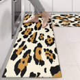thumbnail image 2 of Kitchen Rugs Sets Of 2,Beige and Black Of Leopard Print Anti Fatigue Kitchen Mat Rugs Non Slip Washable,Decorative Kitchen Floor Mats for Kitchen,Sink,Laundry,17"X47", 2 of 5