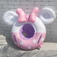 thumbnail image 3 of Anillo de natación inflable para bebé, flotador de natación infantil, juguetes de piscina, accesorios, color rosa, 3 of 5