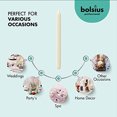 thumbnail image 4 of Candelabros Bolsius Ivory de 11.5 pulgadas, 50 unidades, sin perfume, 4 of 9