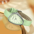 thumbnail image 4 of Creative Irregular Women Watches, Stylish Vintage Quartz Ladies Watches with Leather Strap, Simple Dial, Second Hand, Casual Wrist Watch Gift for Woman, 4 of 7