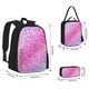 thumbnail image 2 of Easygdp Fun Rainbow Pink Mochila para Niños y Niñas con Set de Caja de Almuerzo y Estuche para Lápices 3 en 1, Mochila Escolar Estampada para Adolescentes, 2 of 7