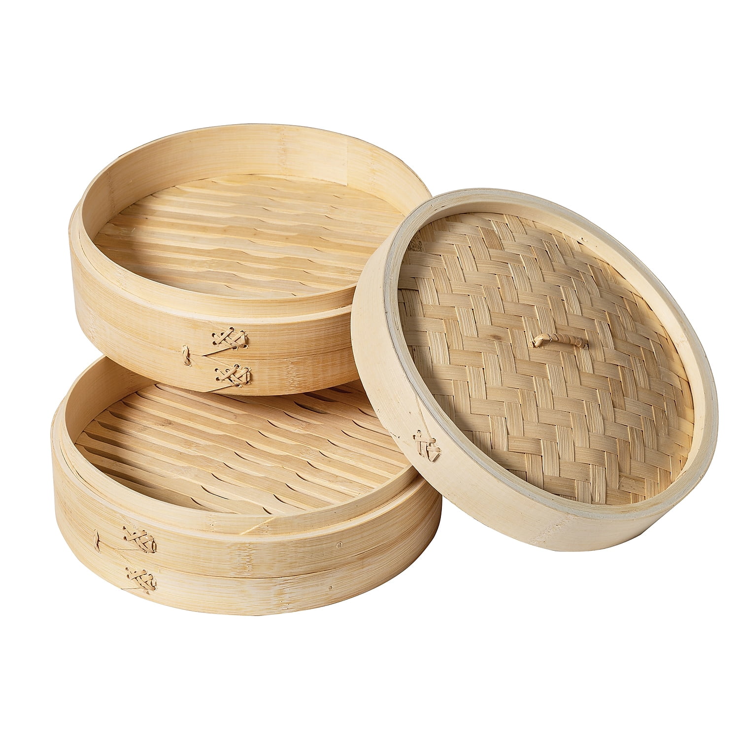 Joyce Chen 2-Tier Bamboo Steamer Baskets , 10-Inch