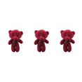 thumbnail image 2 of Jumpingount Animales de peluche PP Material de algodón Encantador llavero portátil Exquisito llavero para Teléfono Llave Cross-bag Vino Type1 NO1, 2 of 6