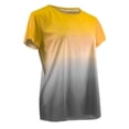 thumbnail image 4 of DondPO Tshirts Shirts for Women Short Sleeve Shirts Summer Print Large Short Sleeve Loose 3D Short Sleeve T Shirt Women's Print Womens Tops Graphic Tees Yellow XXL, 4 of 6