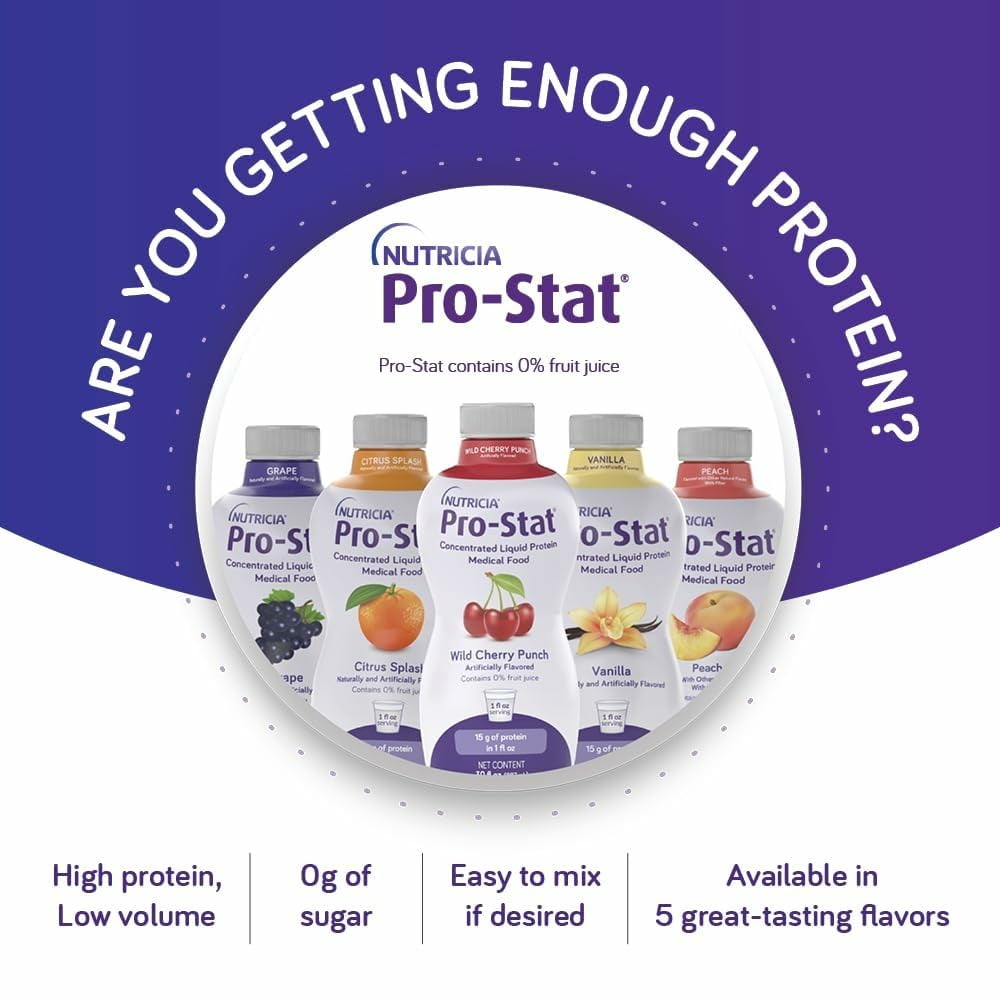Pro-Stat Concentrated Liquid Protein Medical Food - Vanilla Flavor, 30 Fl Oz Bottle