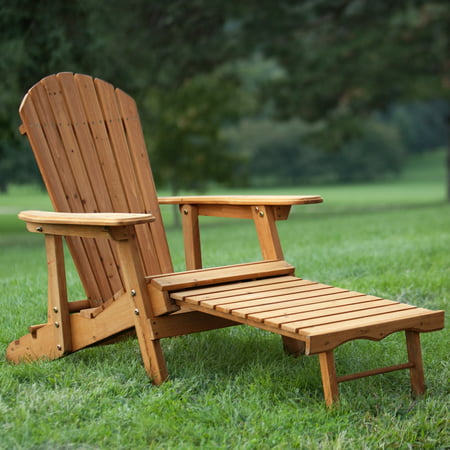 Coral Coast Big Daddy Reclining Tall Wood Adirondack Chair With