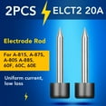 thumbnail image 3 of Fiber Electrode Rod, Welding Electrode Rods  Compatibility 2PCS Uniform Current Tungsten Steel  for Fiber Optic Fusion Splicer, 3 of 7