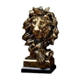 thumbnail image 1 of Escultura de animal, decoración del hogar, simulación, regalo, figura decorativa de resina para el hogar León, 1 of 9