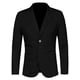 thumbnail image 2 of Chaquedeportiinformal pahombre chaquede punto con bolsillos Negro 48, 2 of 8