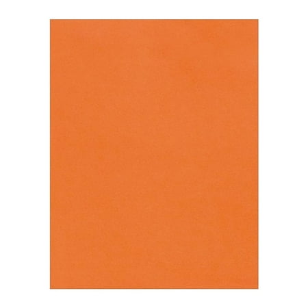 UPC: 0848614024575 | 8 1/2 x 11 Cardstock – Mandarin (50 Qty.)