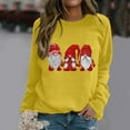thumbnail image 2 of Noël Femmes Pull Mi Longueur Veste Col Rond Hiver Cardigan Manches Longues Fermeture Chemisier Hoodie Soft Outwear Graphique Imprimé Mode Sweatshirt, 2 of 6
