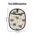 thumbnail image 3 of Palm tree_AC Pot Holders for Kitchen - Heat Resistant Oven Mitts Hot Pads with Pocket, Non Slip Silicone Pot Holders, Cuteness Hanging Loop Potholders for Kitchen Baking, 3 of 5