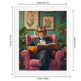 thumbnail image 2 of Paint by Numbers Kit for Adults, Tiger Reading Elegant Chair Paint by Numbers, Easy Paint by Numbers Kit for Adults Beginner, DIY Adult Paint by Number Kits on Canvas, Home Decor, 2 of 7
