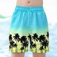 thumbnail image 2 of Boys Shorts Child Girls Casual Style Floral Printing Shorts Summer Hawaii Holiday Beach Pants Size 6 Y-7 Y, 2 of 6