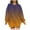 Brown##1, variant on Jsaierl Womens Sweatshirts Cute Gradient Graphic Sweatshirts Round Neck Casual Pullover Tops Oversized Long Sleeve Shirts Womens Sweatshirts