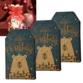 thumbnail image 4 of kurtrusly 100pcs Christmas Hangtags Decorative Paper Tags Christmas Tree Labels for Wrapping Decor, Type 8, 4 of 8