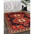 thumbnail image 3 of Ahgly Company Machine Washable Indoor Rectangle Traditional Sienna Brown Area Rugs, 7' x 10', 3 of 7