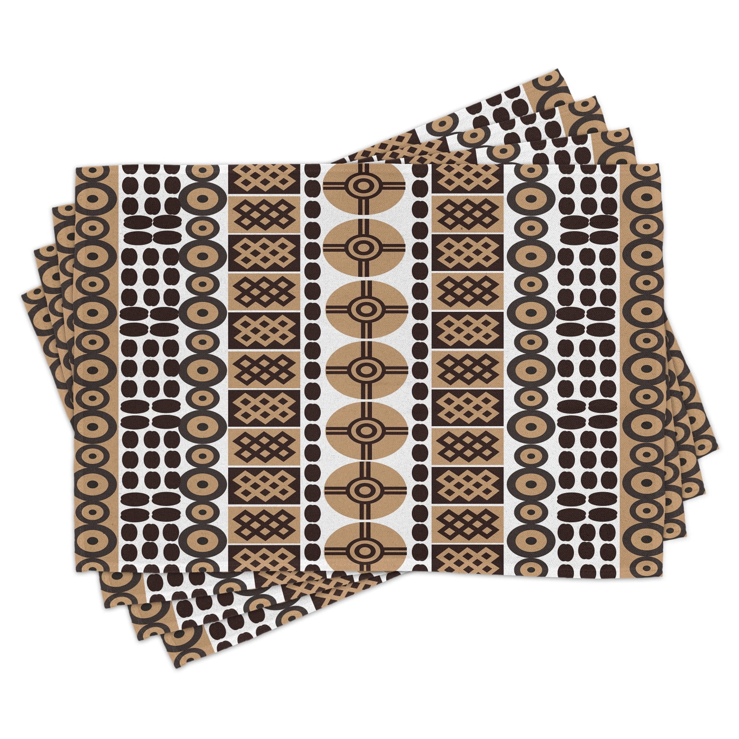 Zambia Placemats Set of 4 Unique Safari Artistic Kenyan Traditional