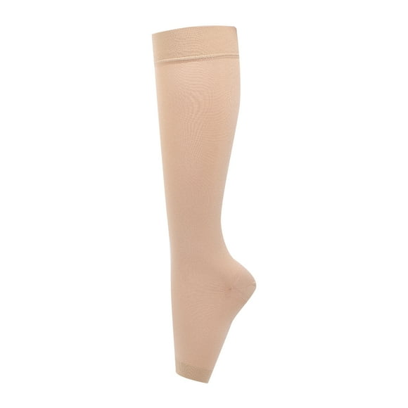 Calcetines para venas varicosas, calcetines médicos de compresión hasta la rodilla, calcetines de compresión médica, estándares líderes en la industria