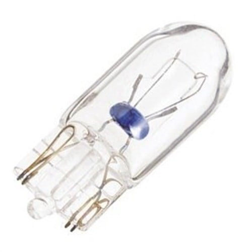 Satco S6968 - 3 watt miniature; T3 1/4; 20000 average rated hours; 15 lumens; Mini Wedge base; 12 volts