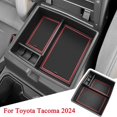 thumbnail image 1 of ALLTIMES Car Center Console Organizer for Toyota Tacoma 2024, ABS Armrest Storage Box Interior Insert Storage, 1 of 6
