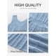 thumbnail image 5 of Vestido ANRABESS de verano, minivestido de punto sin mangas, azul y viscosa, 5 of 7